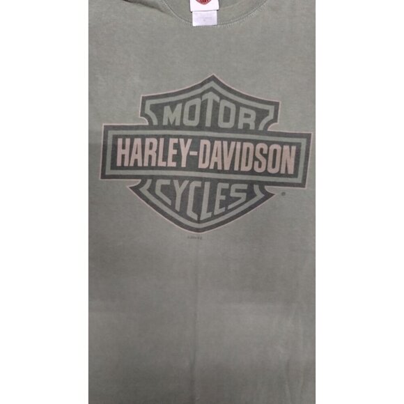 Harley-Davidson St. Petersburg FL T-Shirt from Jims double sided Green Size XL - Picture 5 of 7